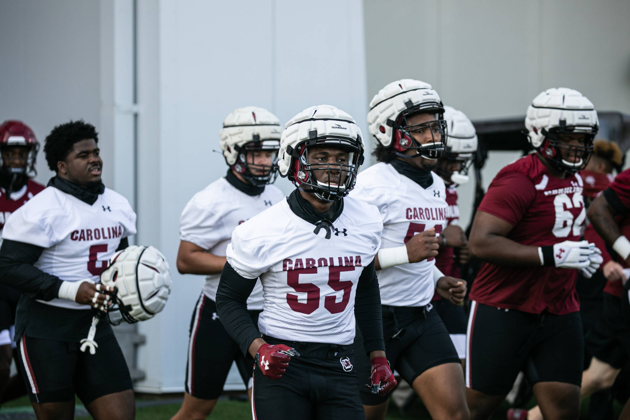 Gilber Edmond (55) | Wednesday, Aug. 19, 2020 | Ken & Cyndi Long Football Operations Center | Columbia, S.C. | Photos by South Carolina Athletics
