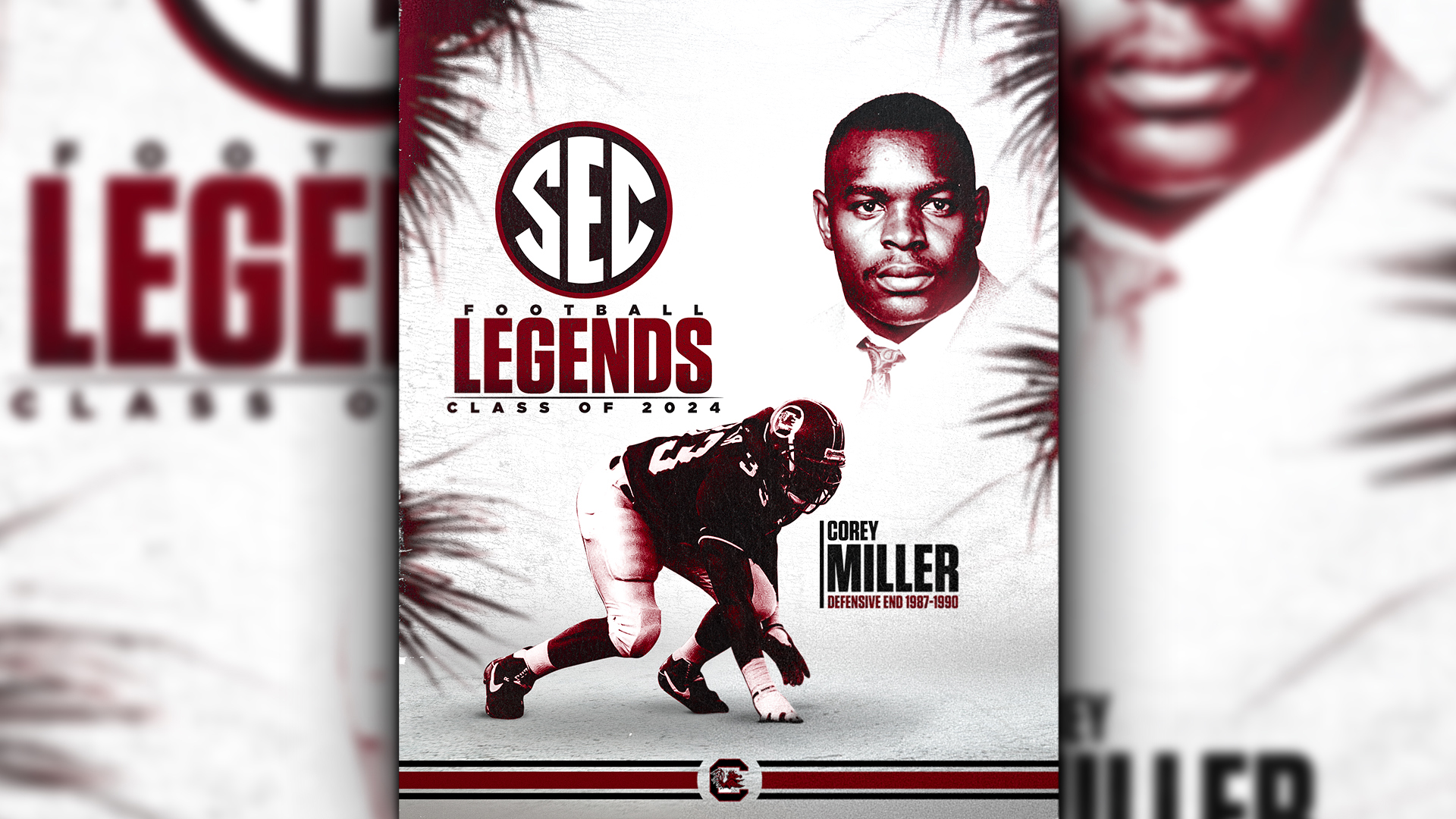 Corey Miller to Represent South Carolina in 2024 SEC Legends Class