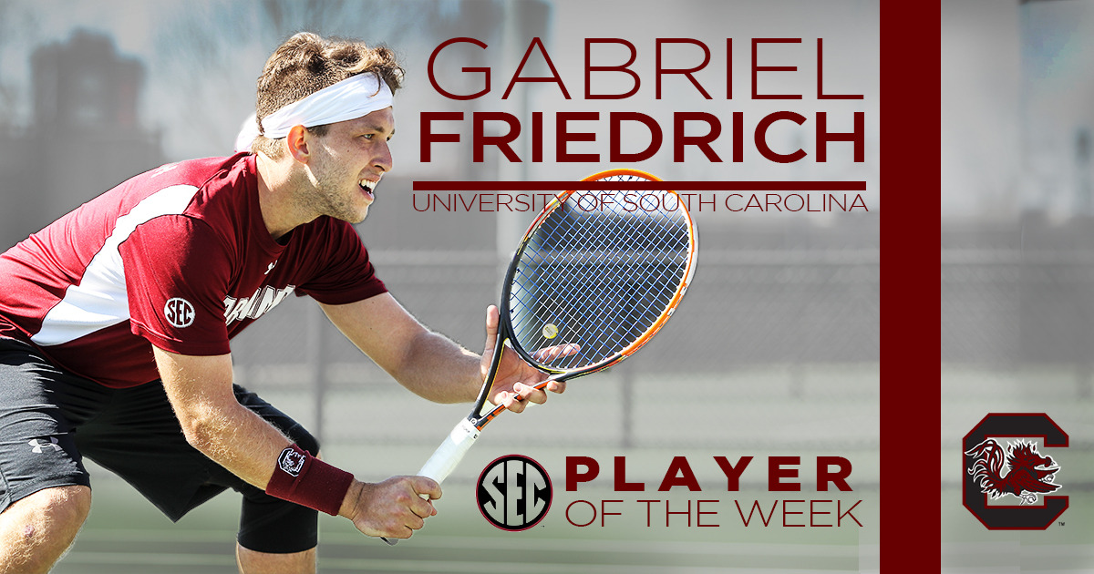 Friedrich Named SEC Player of the Week