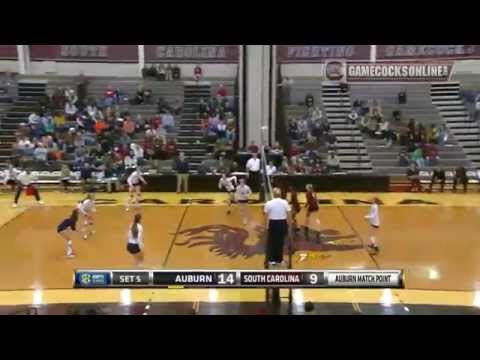 Gamecock Volleyball Battles Auburn to Five Sets