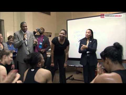 South Carolina Locker Room Celebration - Women's Basketball Sweet Sixteen