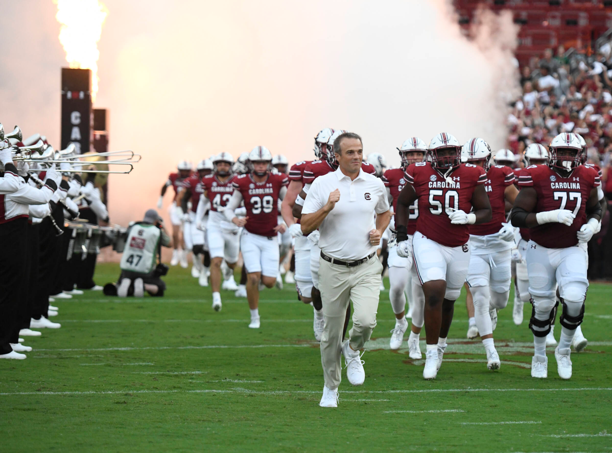 Watch Live: Head Coach Shane Beamer's Postgame News Conference (Miss. State)