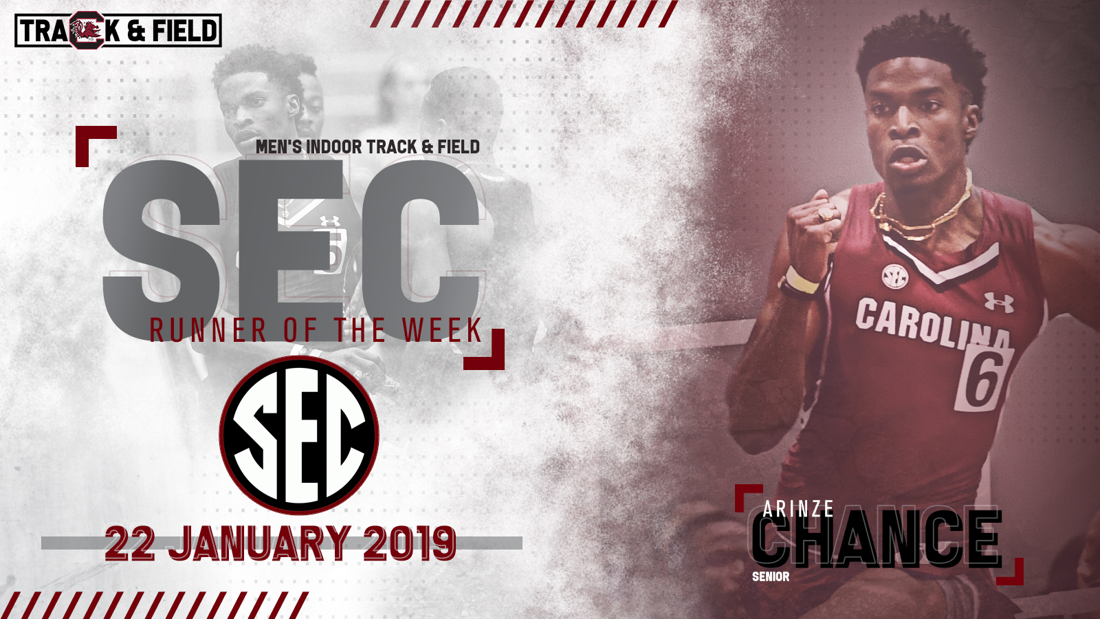 Chance Honored as SEC Co-Runner of the Week
