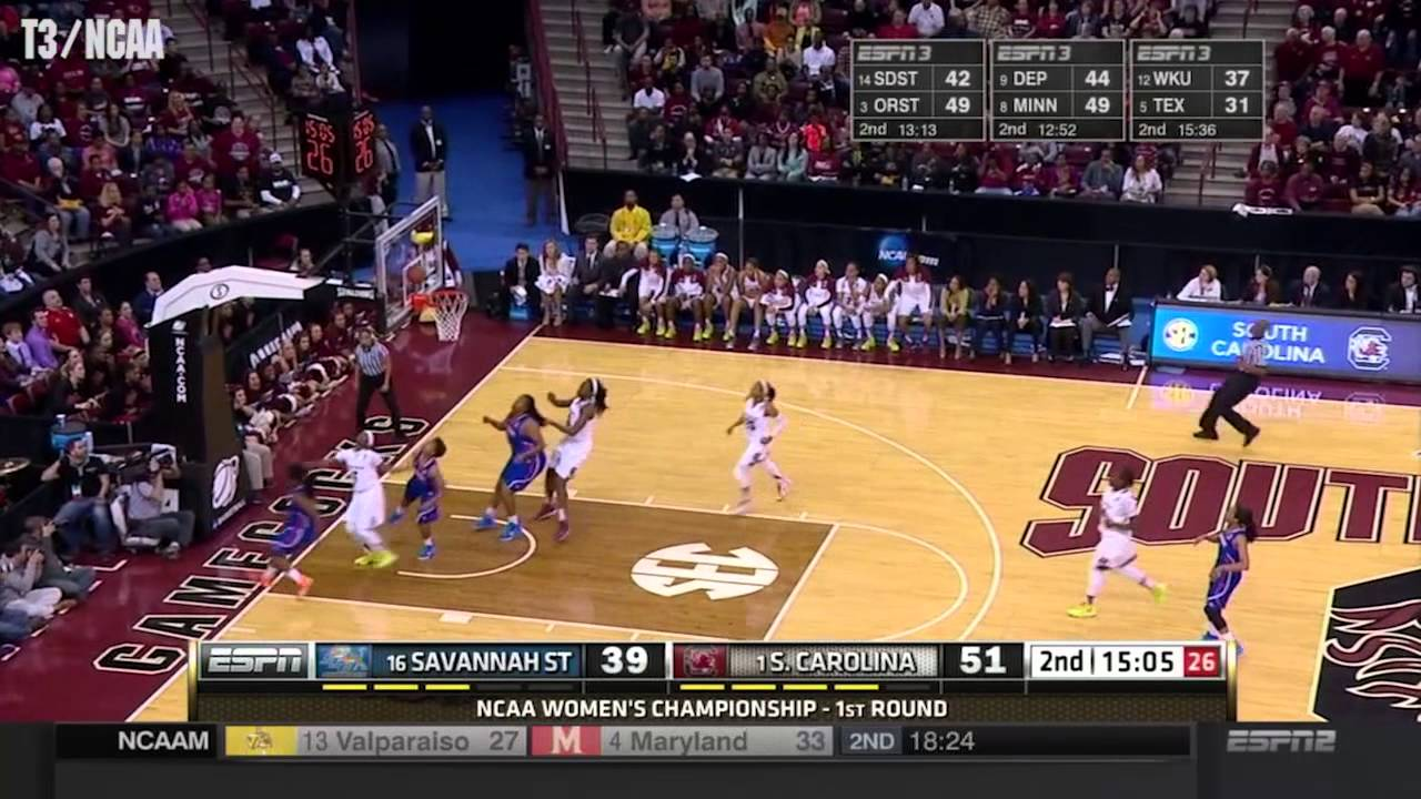 Highlights: South Carolina Drops Savannah State in NCAA First Round