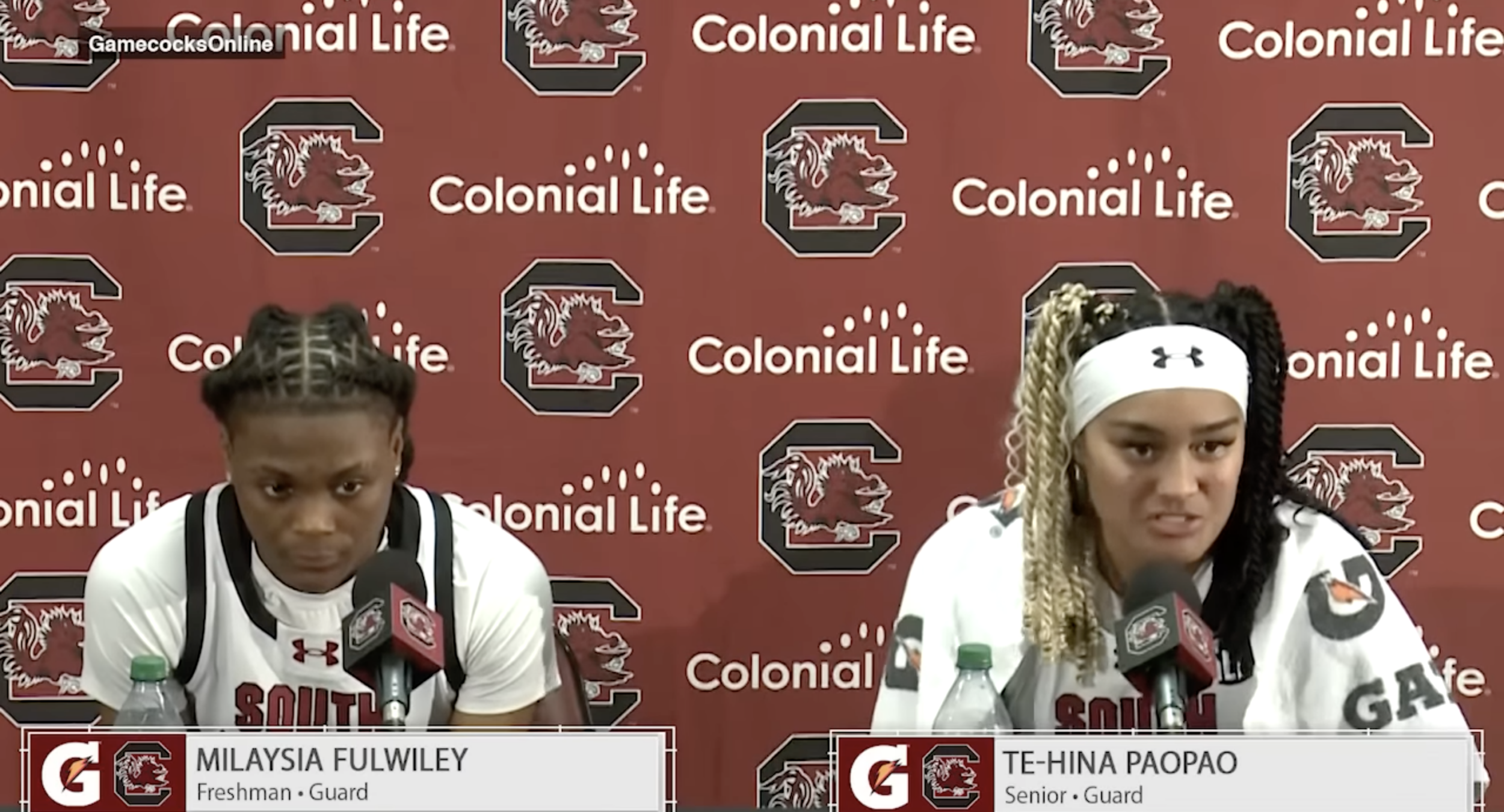 WBB PostGame News Conference: MiLaysia Fulwiley and Te-Hina Paopao - (Tennessee)