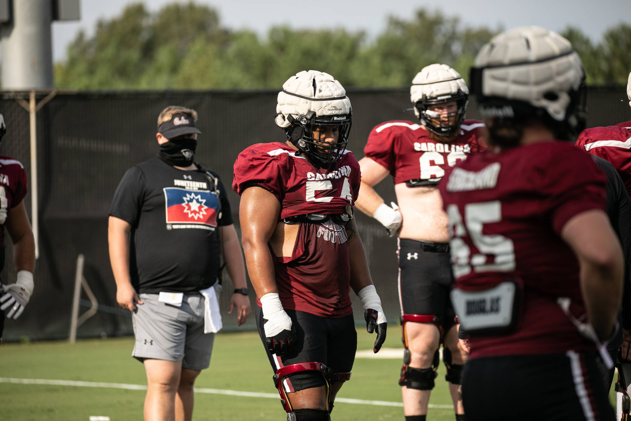 Jovaughn Gwyn (54) | Tuesday, Sept. 15, 2020 | Ken & Cyndi Long Football Operations Center | Columbia, S.C. | Photos by South Carolina Athletics