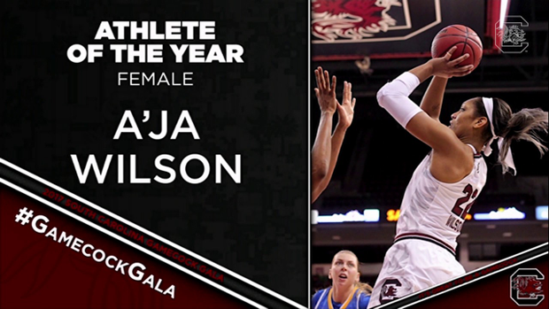 2016-17 Female Athlete of the Year: A'ja Wilson