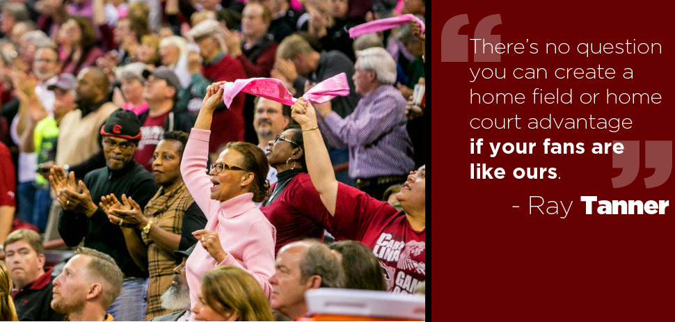 South Carolina Fans Raise the Bar for Attendance at Home Events