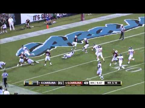 Ace Sanders Punt Return for TD - South Carolina vs. ECU 2011