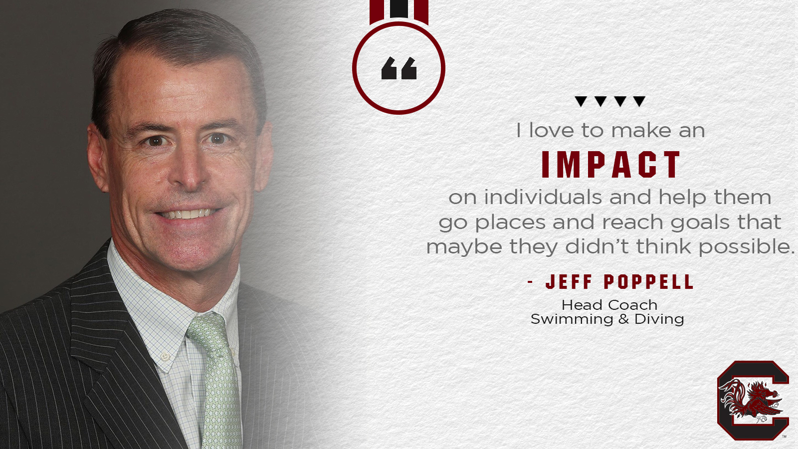 One on One with New Swimming & Diving Head Coach Jeff Poppell