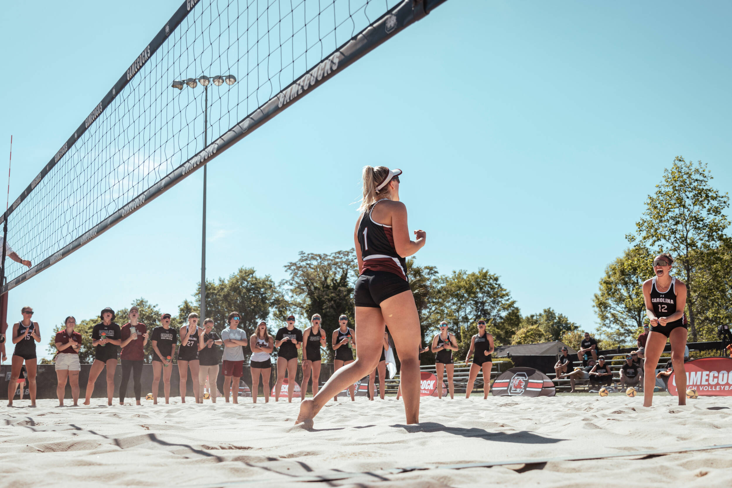 Beach Volleyball Caps Home Tournament With Two Sunday Wins