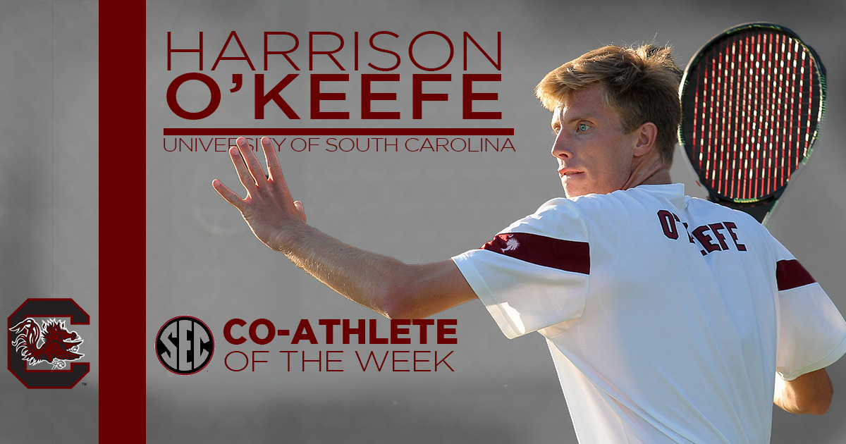O'Keefe Named SEC Co-Athlete of the Week