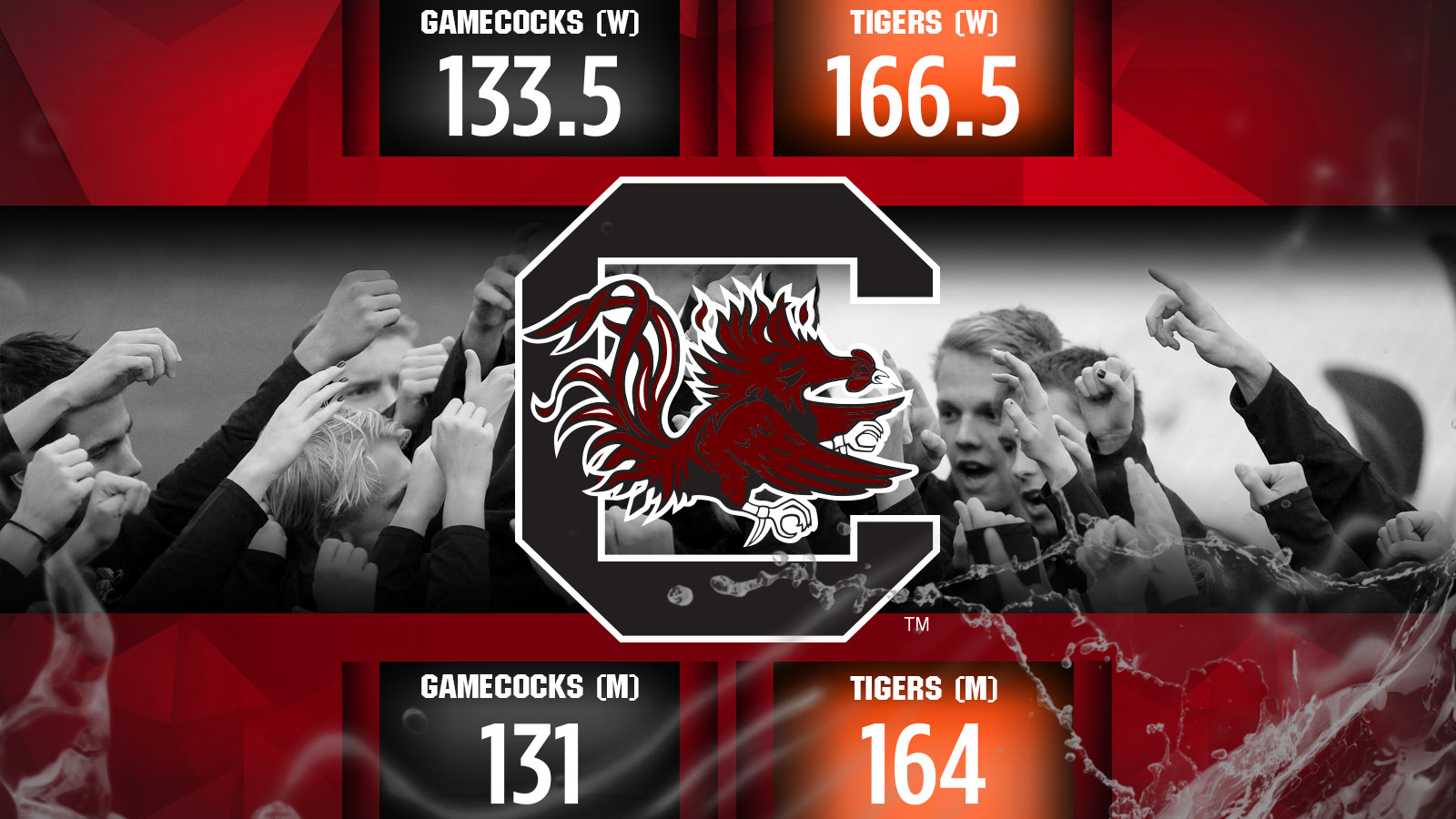 Gamecocks Deliver 12 First-Place Finishes vs. No. 9 Auburn