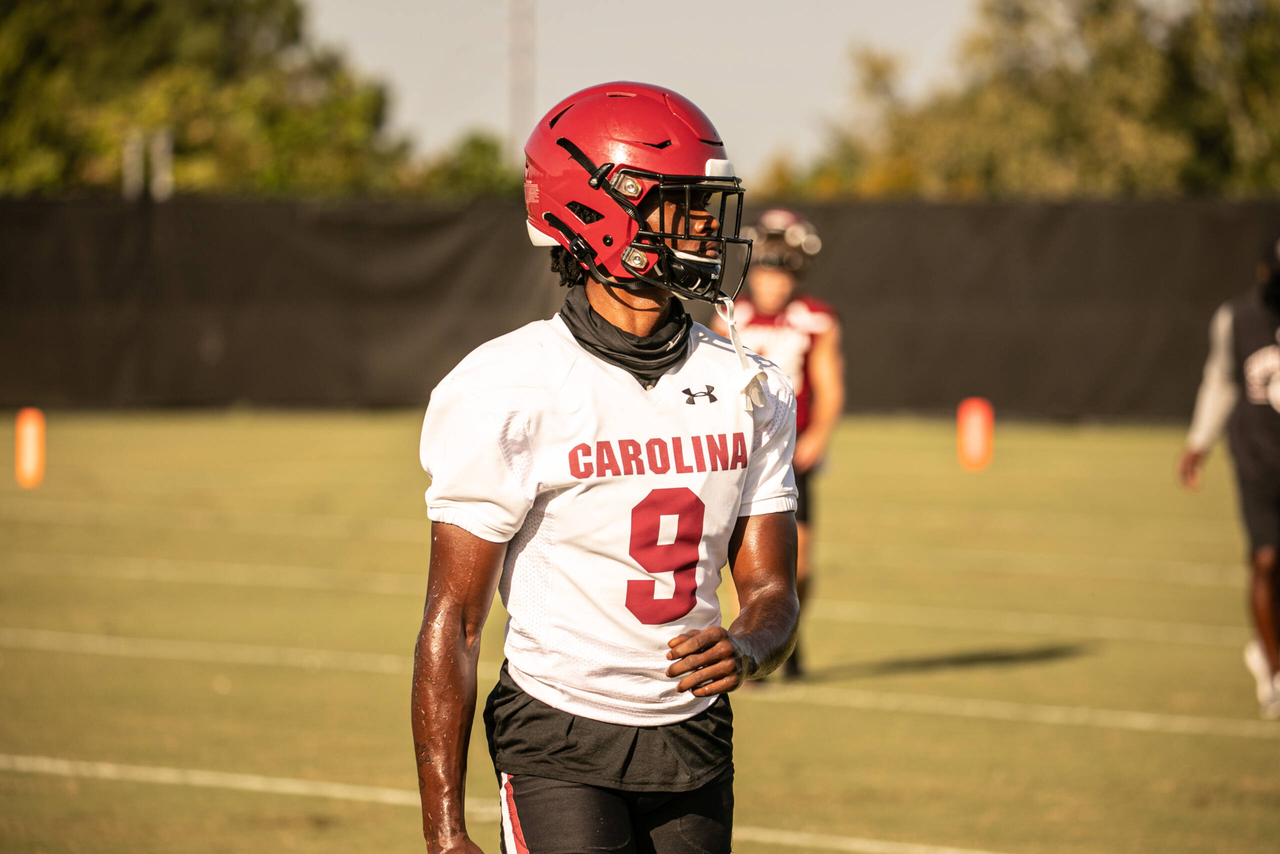 Cam Smith (9) | Thursday, Sept. 3, 2020 | Ken & Cyndi Long Football Operations Center | Columbia, S.C. | Photos by South Carolina Athletics