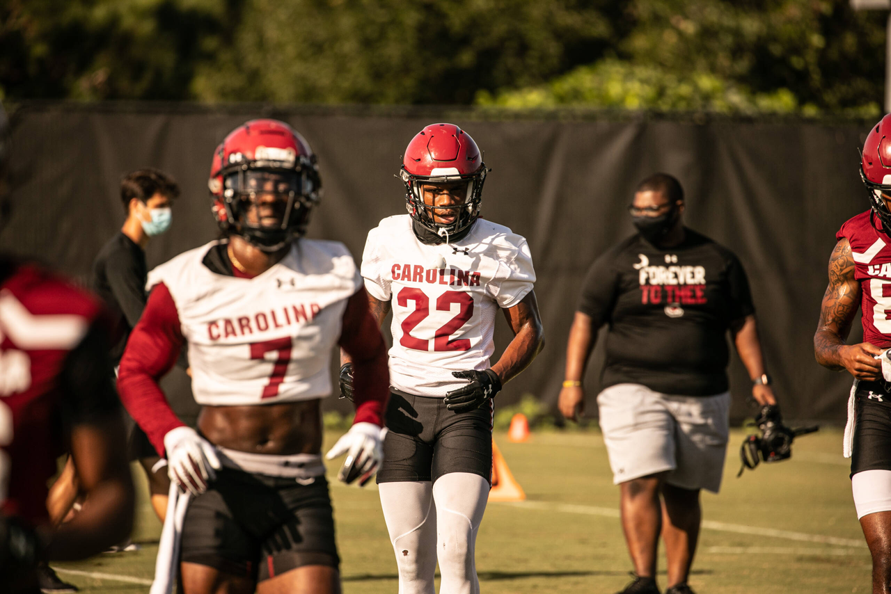 John Dixon (22) | Thursday, Sept. 3, 2020 | Ken & Cyndi Long Football Operations Center | Columbia, S.C. | Photos by South Carolina Athletics
