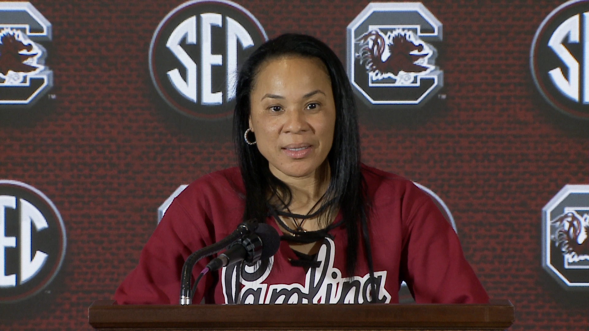 VIDEO: Dawn Staley SEC Media Day News Conference