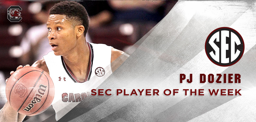 PJ Dozier Named SEC Player Of The Week