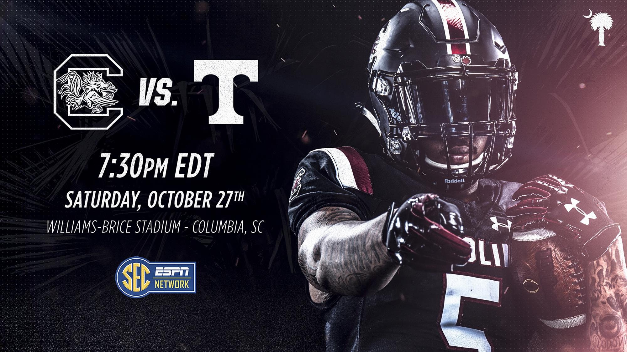 Gamecocks and Vols Set for 7:30 pm Kick on October 27