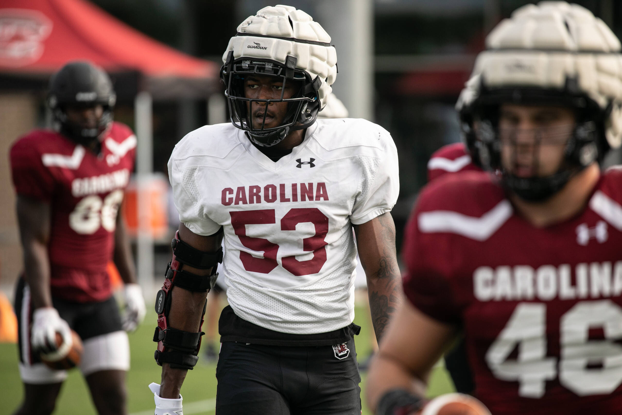 Ernest Jones (53) | Tuesday, Sept. 15, 2020 | Ken & Cyndi Long Football Operations Center | Columbia, S.C. | Photos by South Carolina Athletics