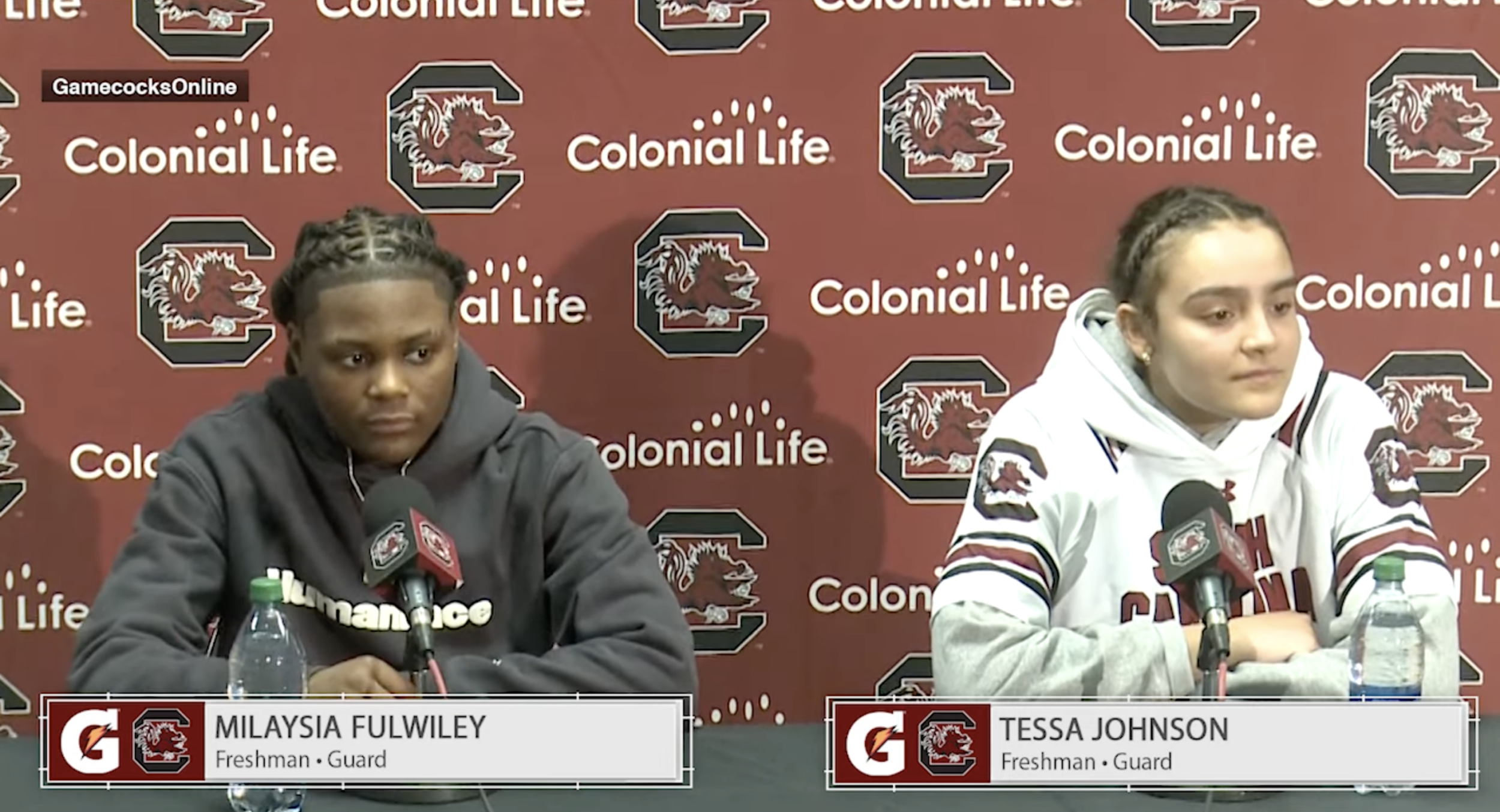 WBB PostGame News Conference: MiLaysia Fulwiley and Tessa Johnson - (Morgan State)