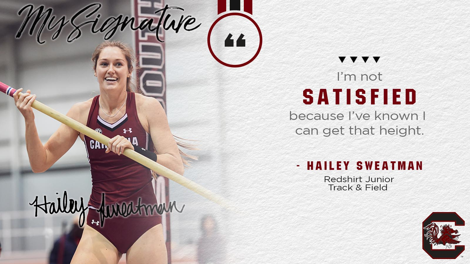 My Signature: Hailey Sweatman Raises the Bar for Expectations