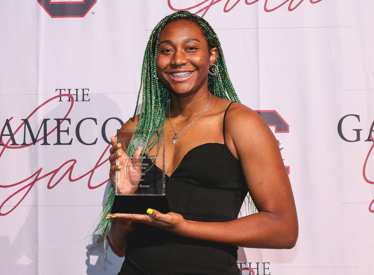 Female Athlete of the Year Aliyah Boston