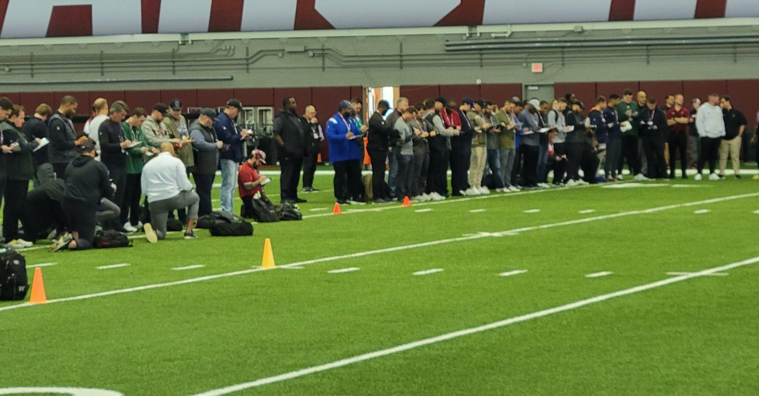 Annual Football Pro Day Held Monday