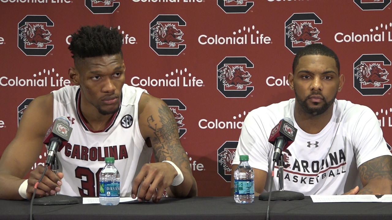 POST-GAME: Chris Silva, Sindarius Thornwell on Arkansas — 2/15/17