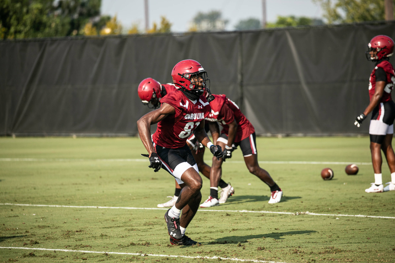 Jalen Brooks (81) Wednesday, Aug. 19, 2020 | Ken & Cyndi Long Football Operations Center | Columbia, S.C. | Photos by South Carolina Athletics