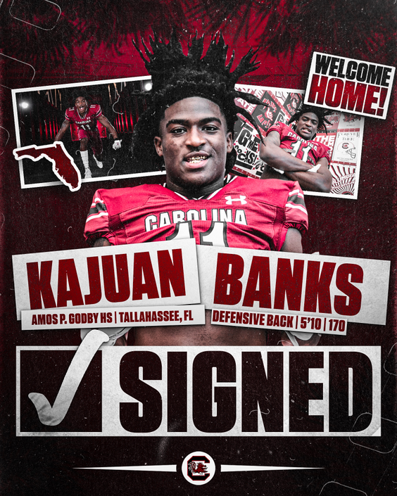 Kajuan Banks - Football - University of South Carolina Athletics