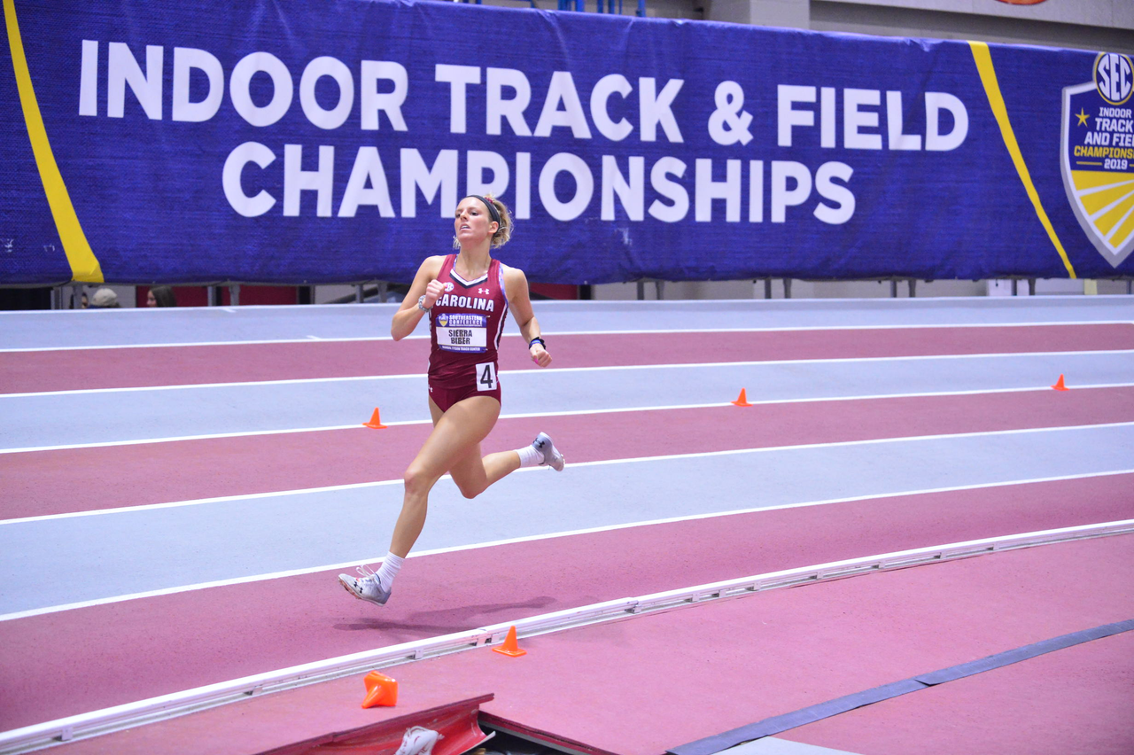 Sierra Biber in action at the SEC Championships | Feb. 22-23 | Photo by Gunnar Rathbun