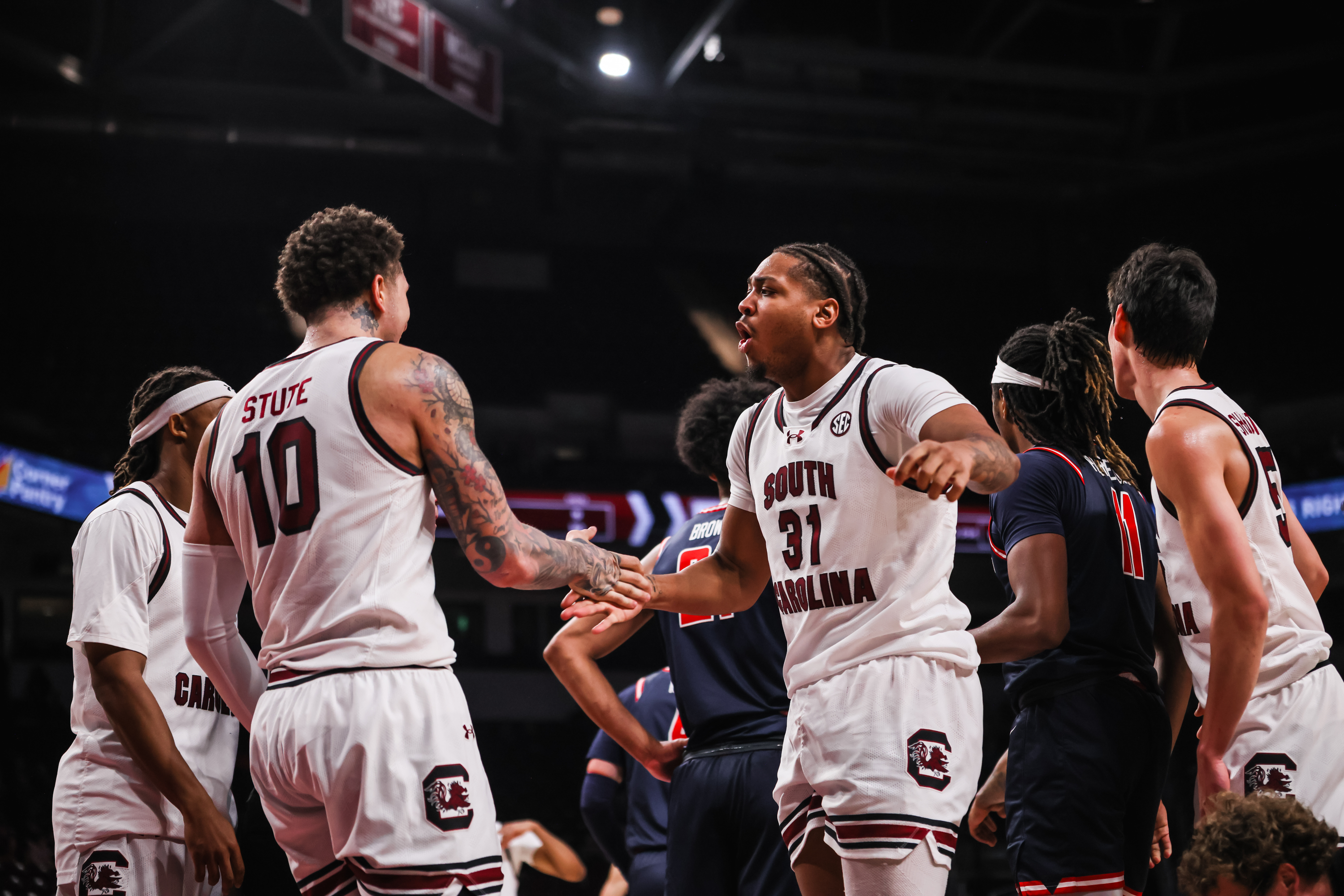 Bench Helps Lead Gamecocks to 87-58 Win Over Radford