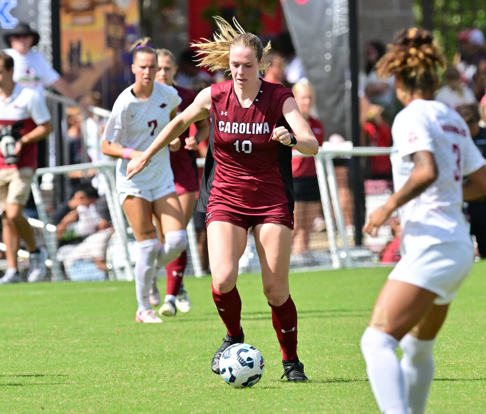 Women's Soccer Falls to No. 2 Arkansas