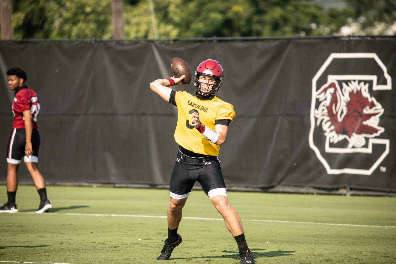 Ryan Hilinski (3) | Wednesday, Aug. 19, 2020 | Ken & Cyndi Long Football Operations Center | Columbia, S.C. | Photos by South Carolina Athletics