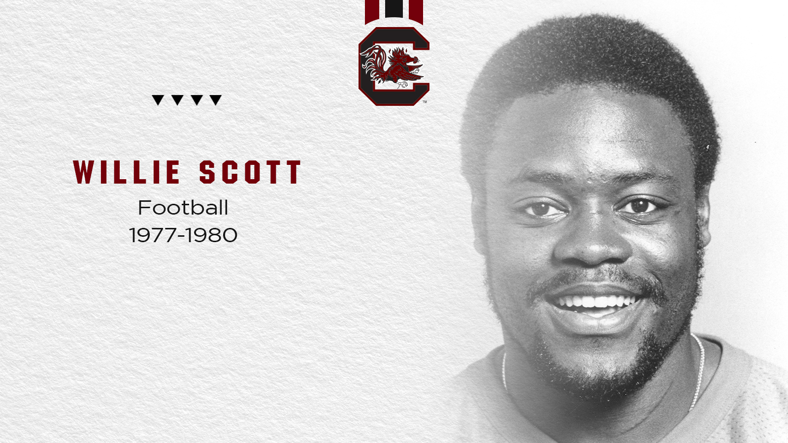 The Gamecocks Mourn the Passing of Former Football Standout Willie Scott