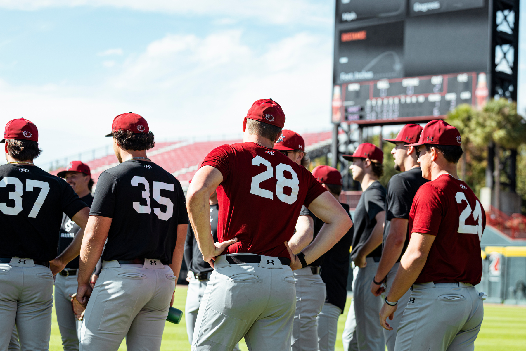 Baseball Ends October with Five Scrimmages