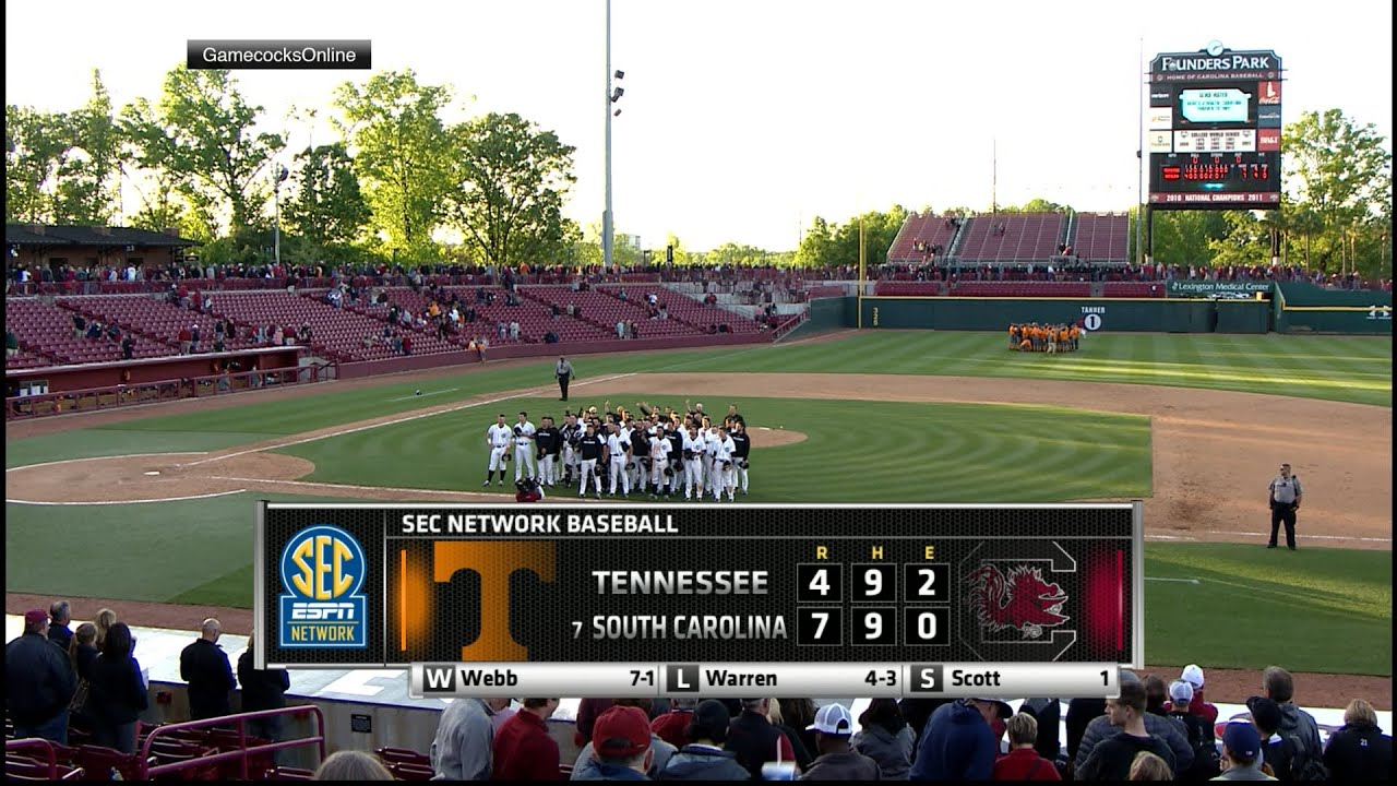 RECAP: South Carolina Defeats Tennessee 7-4 (4/9/16)