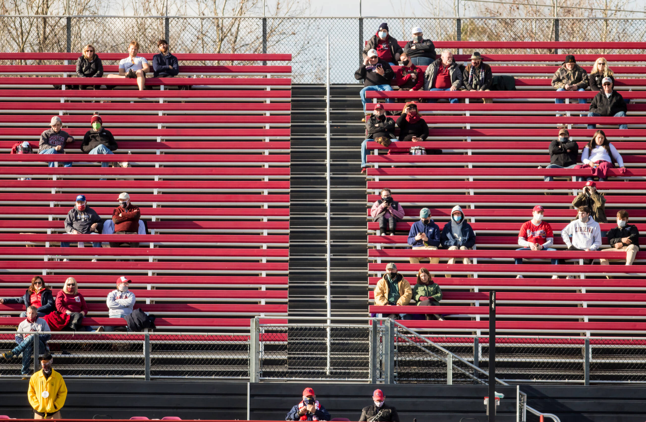 Fans watch the season-opening game.

South Carolina vs. Dayton Baseball, Feb. 19, 2021, Founders Park, Columbia, SC.

Photo by Jeff Blake