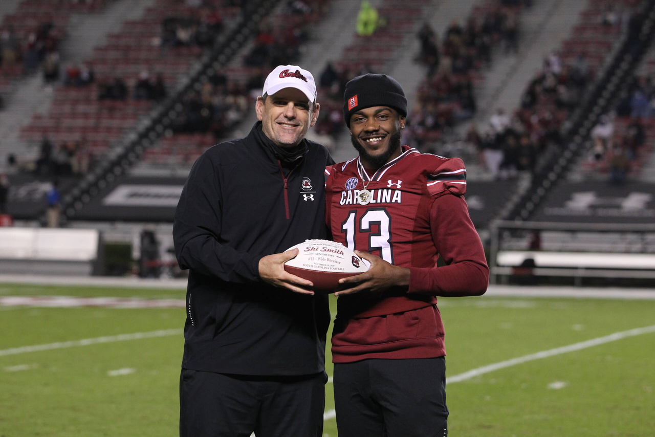 Shi Smith Senior Day ceremony