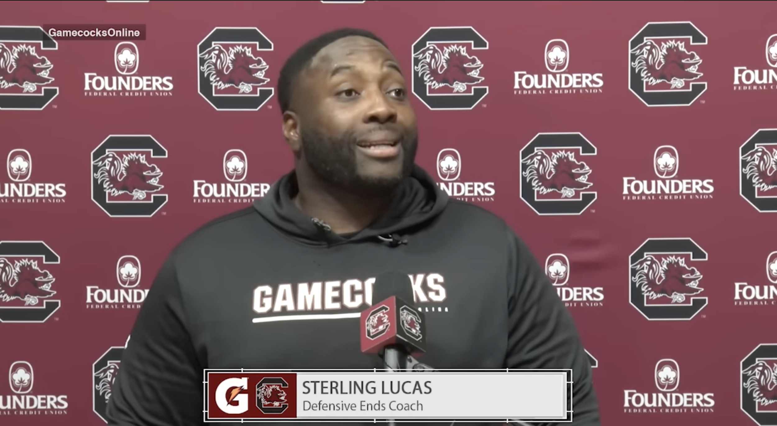 Football: Sterling Lucas News Conference
