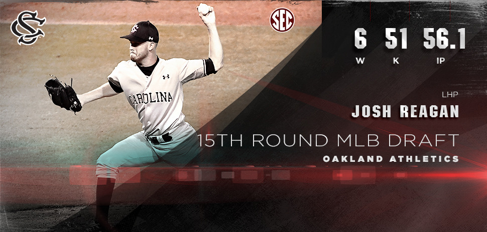 Josh Reagan Selected In 15th Round Of MLB Draft By Oakland A's