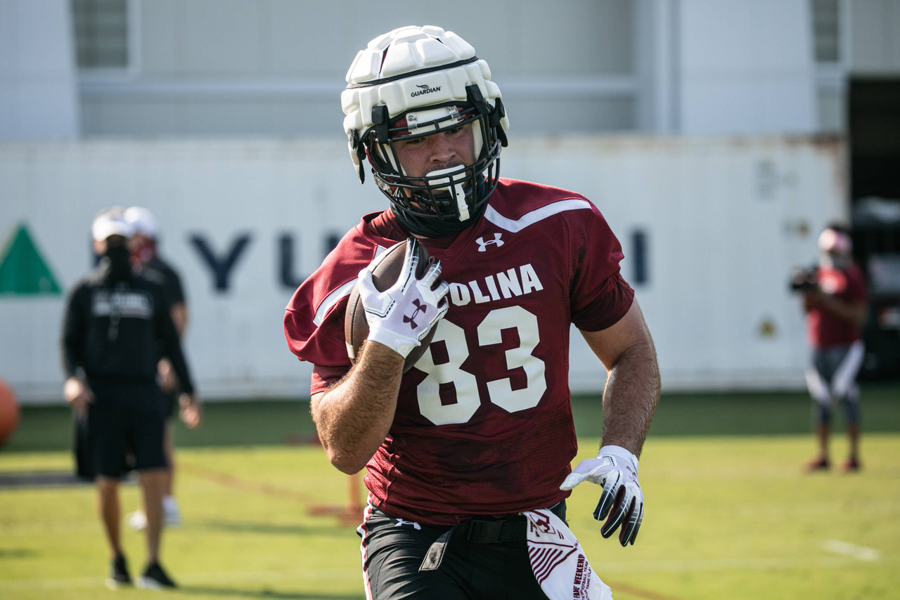 Patrick Reedy (83) | Wednesday, Aug. 19, 2020 | Ken & Cyndi Long Football Operations Center | Columbia, S.C. | Photos by South Carolina Athletics