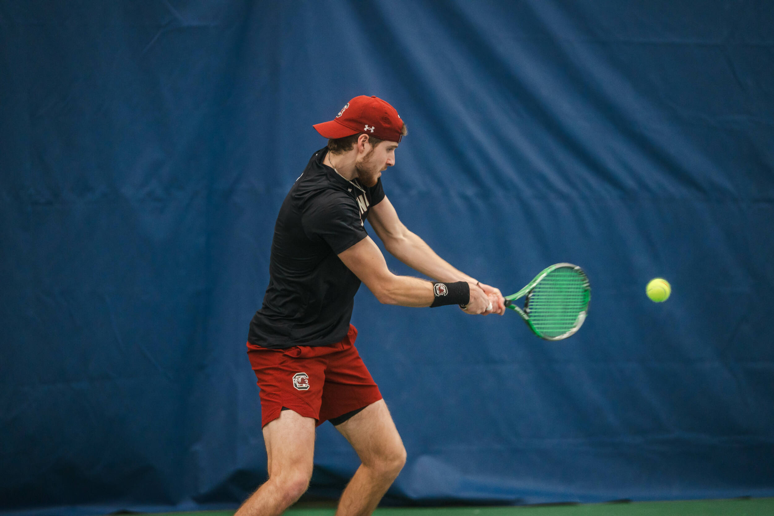 Samuel, Hoole Record Top-5 Doubles Upset in Loss to No. 3 Texas