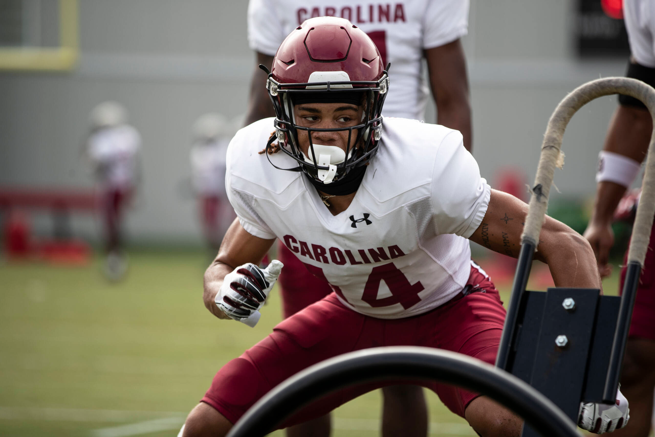 Joey Hunter (14) | Tuesday, Sept. 1, 2020 | Ken & Cyndi Long Football Operations Center | Columbia, S.C. | Photos by South Carolina Athletics