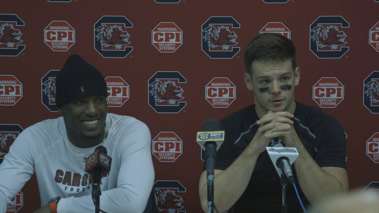 POSTGAME: Bryan Edwards, Jake Bentley on Ole Miss — 11/3/18