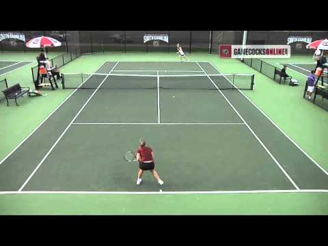 South Carolina vs. Clemson - 2012 Women's Tennis Highlights