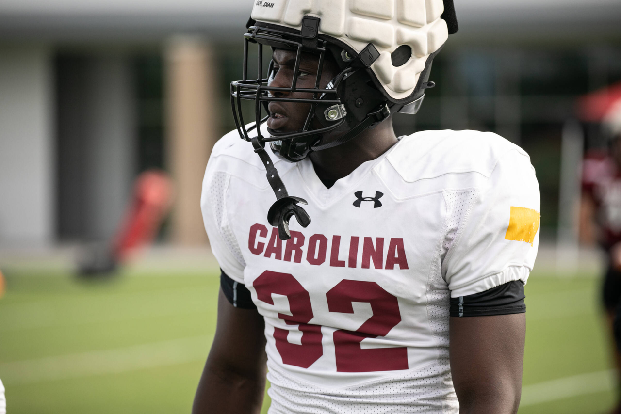 Mo Kaba (32) | Tuesday, Sept. 15, 2020 | Ken & Cyndi Long Football Operations Center | Columbia, S.C. | Photos by South Carolina Athletics
