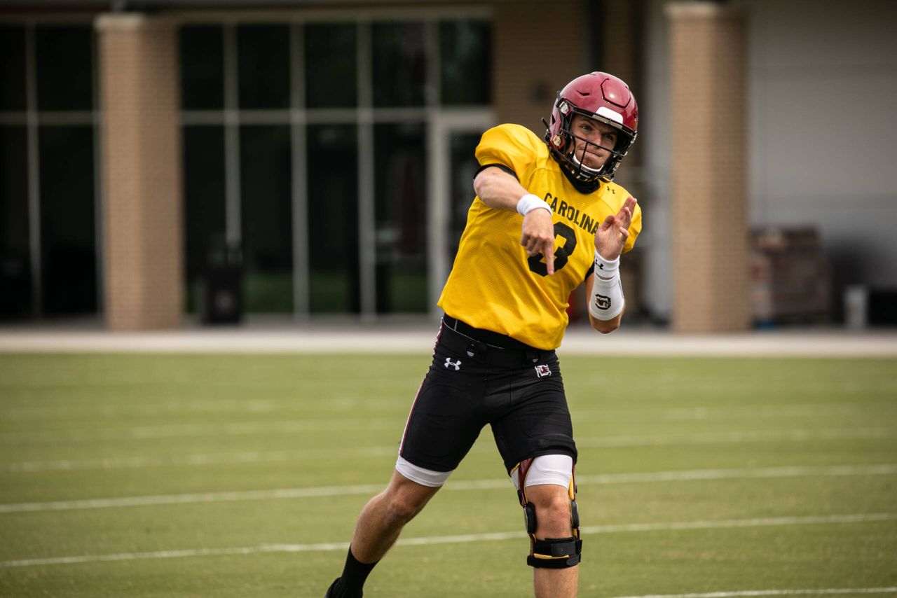 Ryan Hilinski (3) | Saturday, Aug. 22, 2020 | Ken & Cyndi Long Football Operations Center | Columbia, S.C. | Photos by South Carolina Athletics