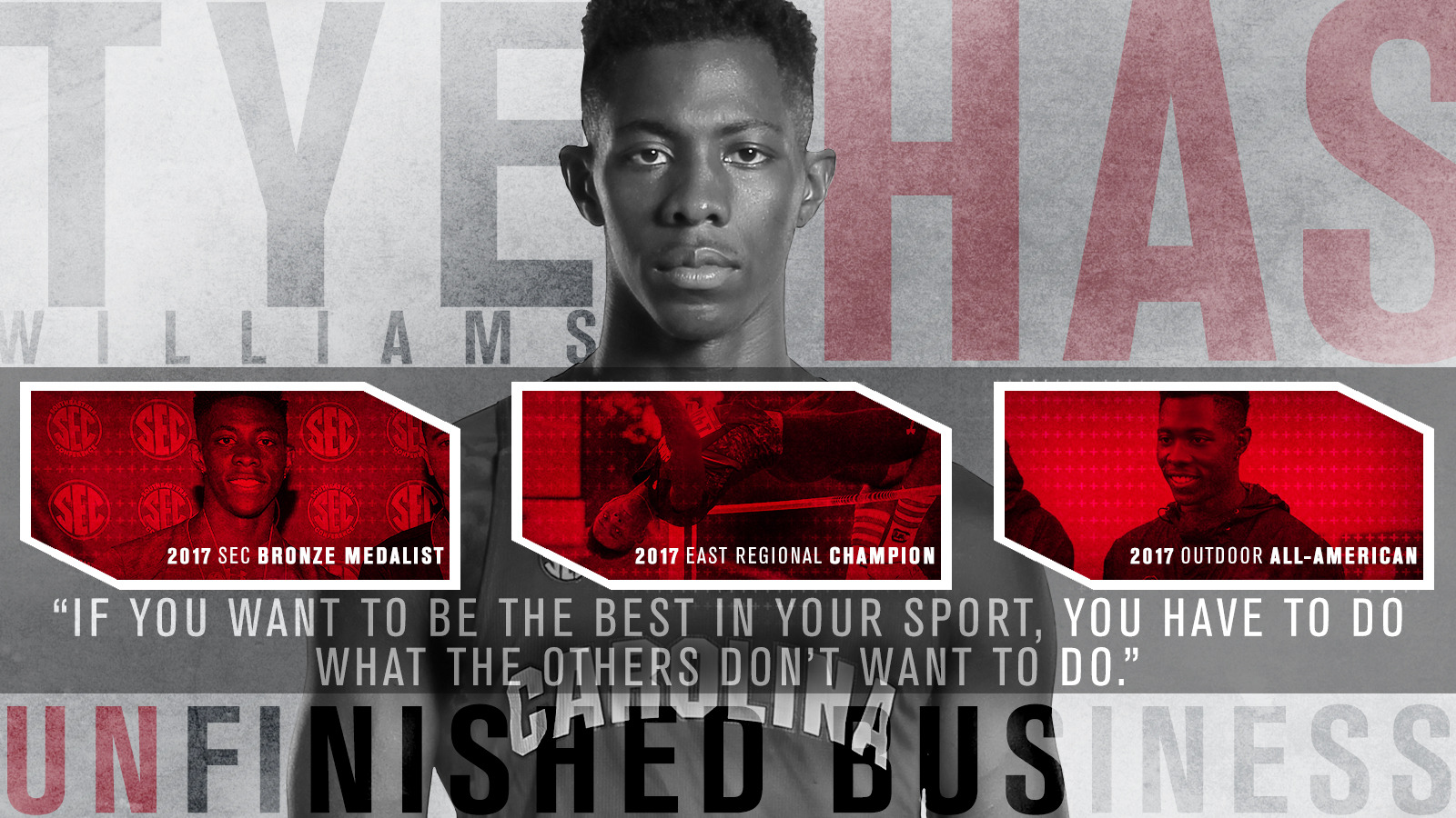 Unfinished Business: Tye Williams