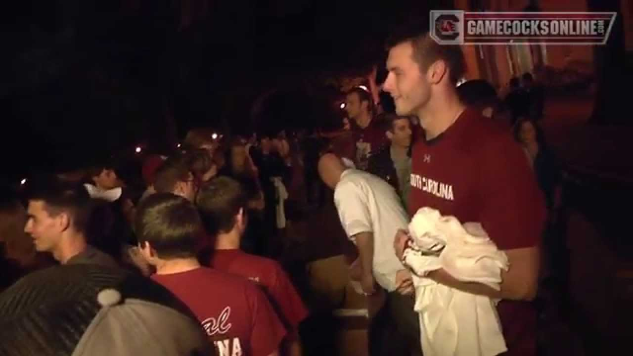 Men's Basketball Visits College GameDay, Gamecock Village